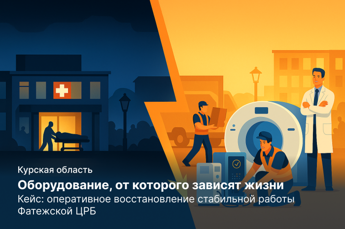 Новая система ИБП и запуск томографа: экстренные меры в  Курской области Фатежской ЦРБ