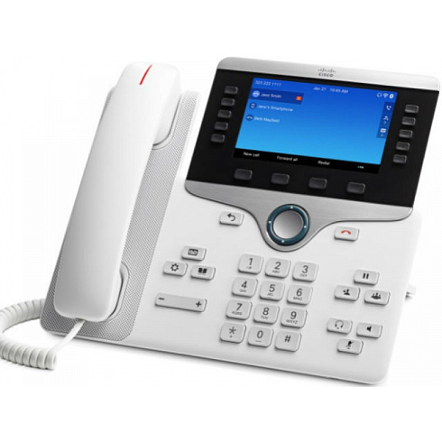 CP-8861-W-K9 Cisco IP телефон белый 5 линий SIP, 2 x GE PoE, LCD 800х480 Color, 2 x USB, 3,5 mm
