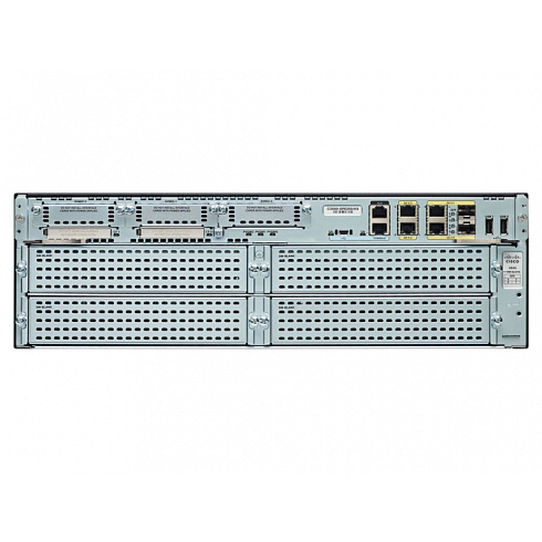 C3925E-CME-SRST Cisco IP АТС до 400 IP телефонов 4 x GE, 2 x SFP, PVDM3-64, 3 x EHWIC, 2 x SM