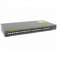 WS-C2960-48TT-L Cisco Catalyst сетевой коммутатор 48 x FE RJ-45, 2x GE RJ-45, LAN Base