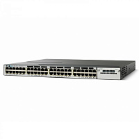 WS-C3750X-48P-L Cisco Catalyst PoE+ коммутатор 48 x GE RJ-45, 2+ уровня LAN Base