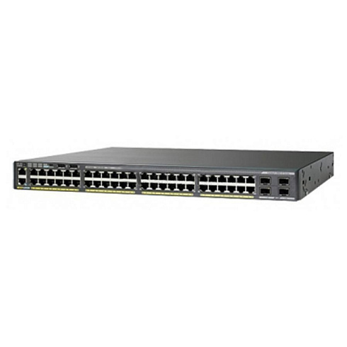 WS-C2960XR-48FPD-I Cisco Catalyst PoE+ (740W) коммутатор 48 x GE RJ-45, 2 x SFP+, IP Lite