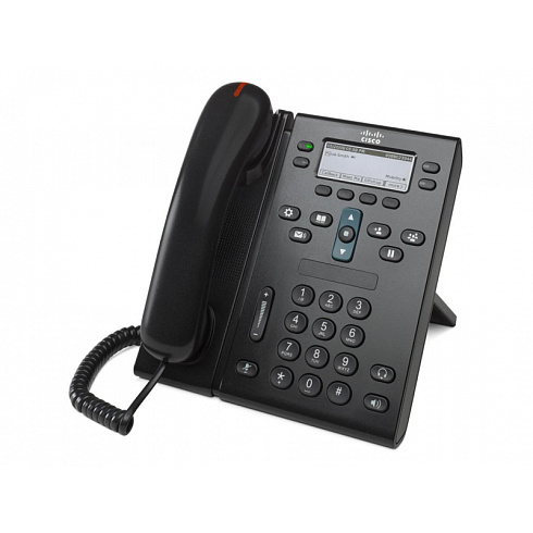 CP-6945-CL-K9 Cisco IP телефон, 4 линии SIP\SCCP, 2 x GE PoE, LCD 396x162 BW, гарнитура RJ-9