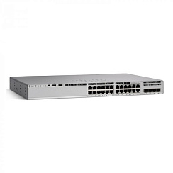 C9200L-24P-4X-E Cisco Catalyst PoE+ коммутатор 24 x GE RJ-45 (370W)+4x10G uplink. Network Essentials