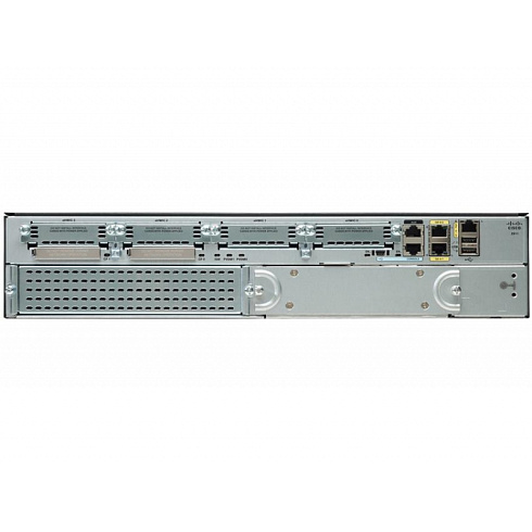 CISCO 2911-V маршрутизатор с функцией голосового VoIP шлюза. 3 x GE RJ-45, PVDM3-16, лицензия UC