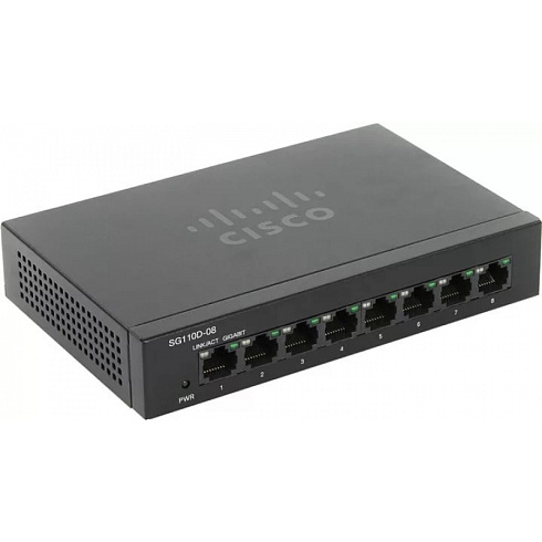 Коммутатор неуправляемый Cisco SB SF110D-08-EU