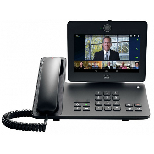CP-DX650-K9 Cisco DX650 IP видеотелефон 1 x SIP, Touch LCD 7" 1024х600, 2 x GE PoE, Bluetooth, WIFI