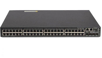 Коммутатор H3C LS-5130S-52S-PWR-HI-GL 48G 4SFP+ 48PoE 900W управляемый Черный