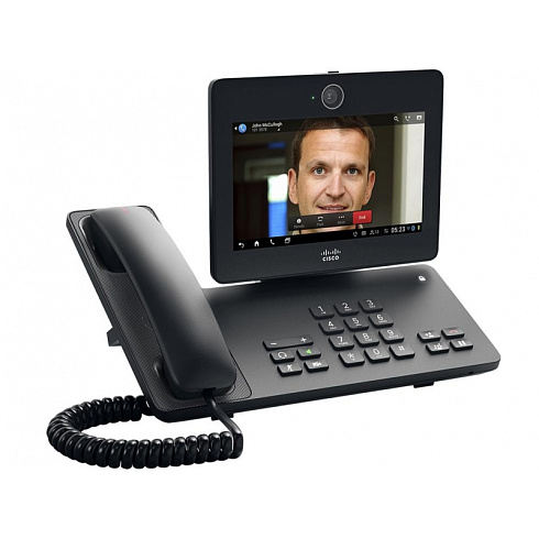CP-DX650-K9 Cisco DX650 IP видеотелефон 1 x SIP, Touch LCD 7" 1024х600, 2 x GE PoE, Bluetooth, WIFI