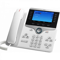 CP-8861-W-K9 Cisco IP телефон белый 5 линий SIP, 2 x GE PoE, LCD 800х480 Color, 2 x USB, 3,5 mm