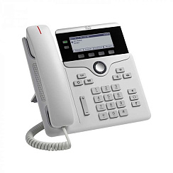 CP-7821-W-K9 Cisco IP телефон 2 линии SIP, 2 x FE PoE, LCD 396x162 BW, гарнитура RJ-9