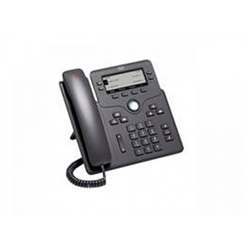 CP-6851-3PCC-K9 Cisco IP телефон, 4 линии SIP/SCCP, дисплей 396×162, 2 x GE, PoE