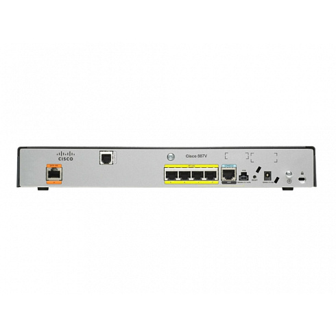 C887VA-V-K9 Cisco DSL маршрутизатор WAN 1 x V/ADSL2 , LAN 4 x FE, 4 x FXS, 2 x BRI