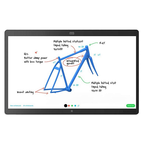 SPARK-BOARD55-K9 Cisco Spark доска для презентаций 55" Multi-touch, 4К (3840 x 2160) камера