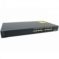 WS-C2960-24TT-L Cisco Catalyst сетевой коммутатор 24 x FE RJ-45, 2 x GE RJ-45, LAN Base