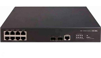 Коммутатор H3C LS-5130S-10P-HPWR-EI-GL 8G 2SFP 8PoE+ 125W управляемый Черный