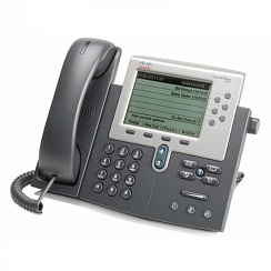 CP-7962G Cisco IP телефон, 6 линий SIP\ SCCP, 2 x FE PoE, LCD 320 x 222 BW, гарнитура RJ-9