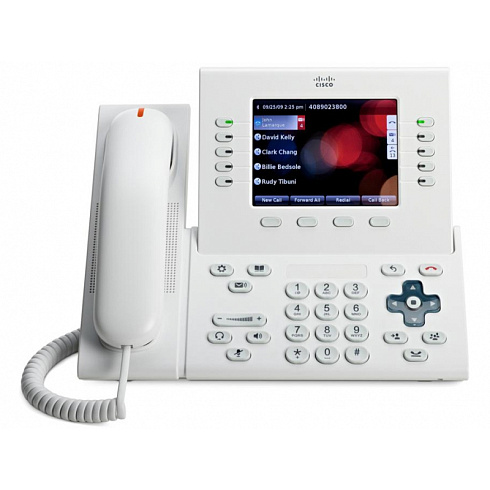 CP-8961-WL-K9 Cisco IP телефон, 5 линий SIP, 2 x GE PoE, LCD 640х480 Color , 2 x USB