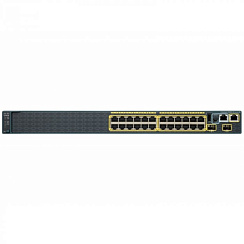 WS-C2960S-24TD-L Cisco Catalyst сетевой коммутатор 24 x GE RJ-45, 2 x SFP+, LAN Base