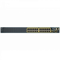 WS-C2960S-24TD-L Cisco Catalyst сетевой коммутатор 24 x GE RJ-45, 2 x SFP+, LAN Base