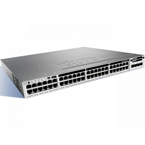 WS-C3850-48T-E Cisco Catalyst сетевой коммутатор 48 x GE RJ-45, IP Services