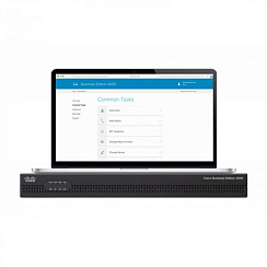 BE4S-V-K9 Cisco сервер Business Edition 4000 IP АТС, до 200 IP тел., 2x GE RJ45, 1x USB 2.0, 2x NIM