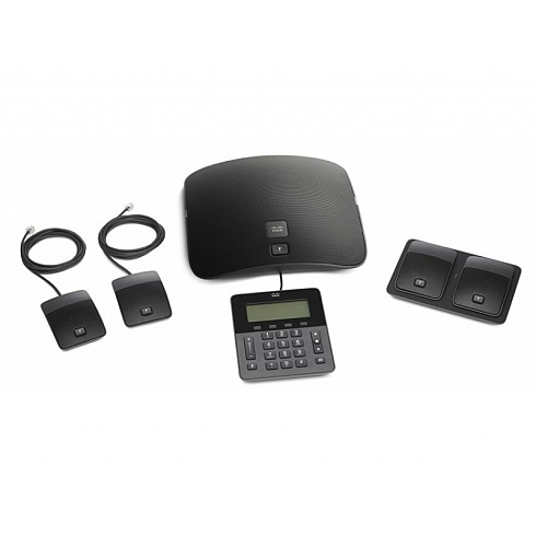 CP-8831-K9 Cisco IP конференц-телефон 4 линии SIP, 1 x FE RJ-45 PoE, LCD 396х162 BW, 2 х RJ-11