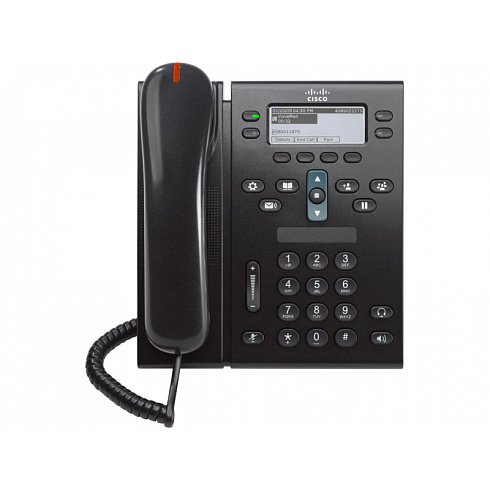 CP-6945-C-K9 Cisco IP телефон, 4 линии SIP\SCCP, 2 x GE PoE , LCD 396x162 BW, гарнитура RJ-9