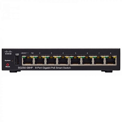 Коммутатор PoE Cisco SB SG250-08HP-K9-EU