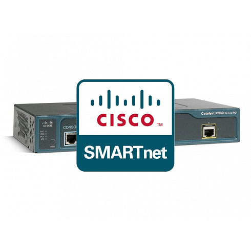 CON-SNT-C2960P8T Cisco SMARTnet сервисный контракт коммутатора CatalystWS-C2960PD-8TT-L 8X5XNBD 1год
