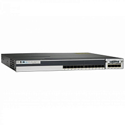 WS-C3750X-12S-E Cisco Catalyst сетевой коммутатор 12 x GE SFP, IP Services